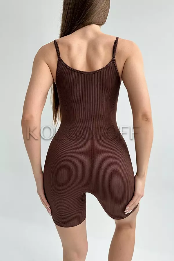 Бесшовный комбинезон оптом KOLGOTOFF Jumpsuit model 1 (тонкая бретель)