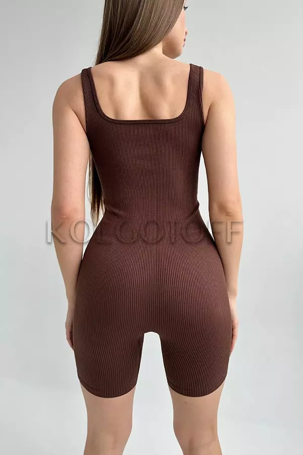 Бесшовный комбинезон оптом KOLGOTOFF Jumpsuit model 2 (широкая бретель)