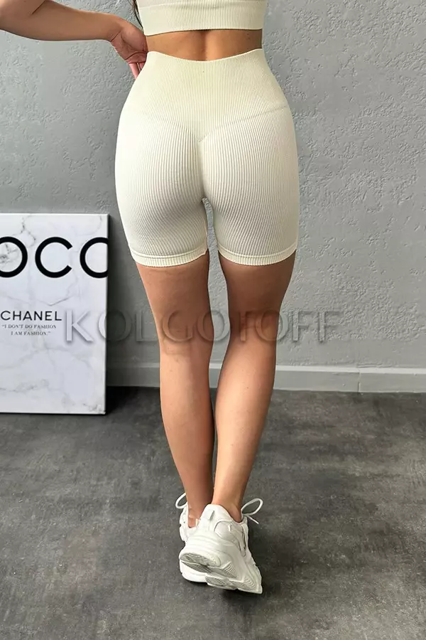 Женские шорты в рубчик оптом KOLGOTOFF Shorts RIBBED Push - Up