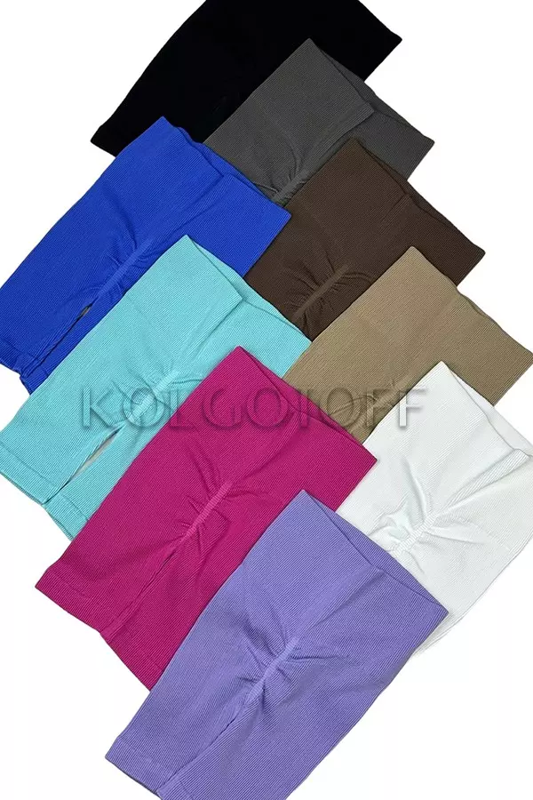Женские шорты в рубчик оптом KOLGOTOFF Shorts RIBBED Push - Up