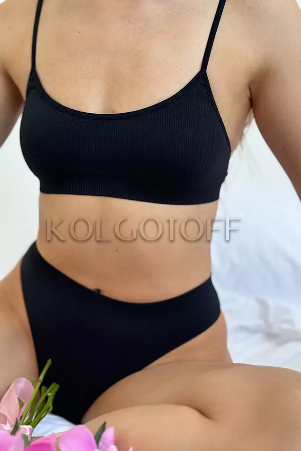 Топ бесшовный в рубчик оптом NTF CAMI TOP RIB