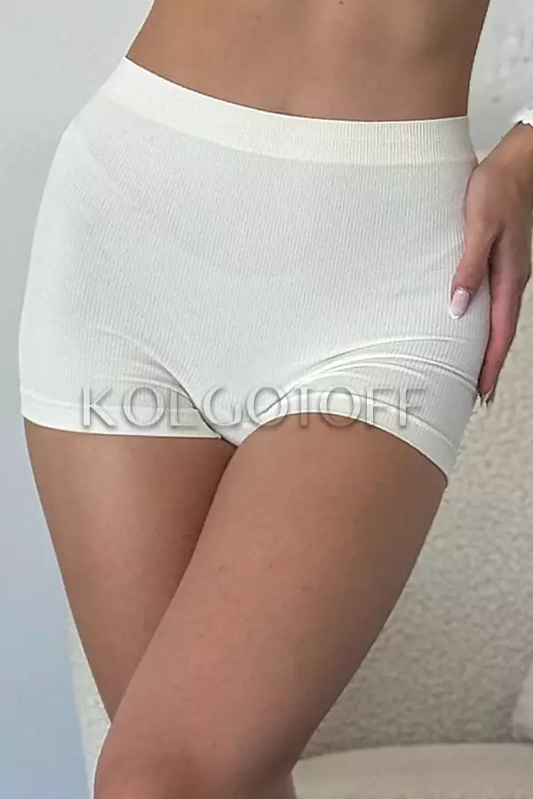 Трусики шортики бесшовные в рубчик оптом NTF BOXER briefs RIB