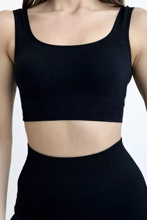 Топ женский бесшовный оптом NTF TOP RIB