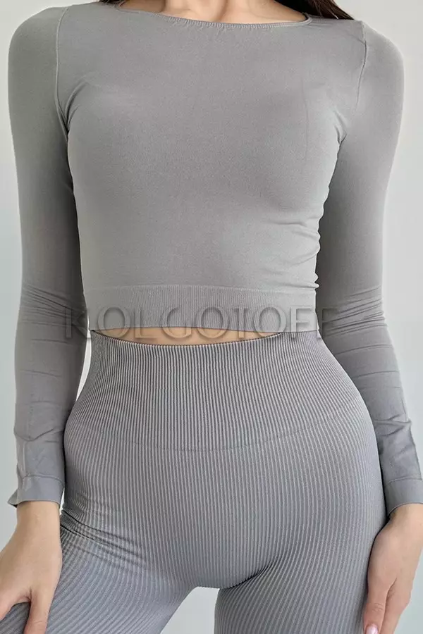 Бесшовная кофта оптом NTF CROP TOP