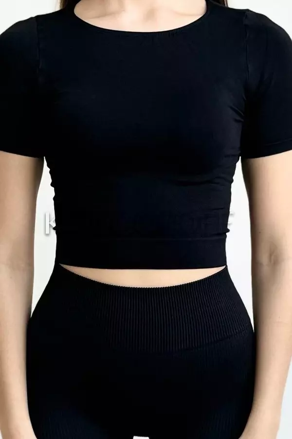 Бесшовная футболка оптом NTF Crop T-Shirt