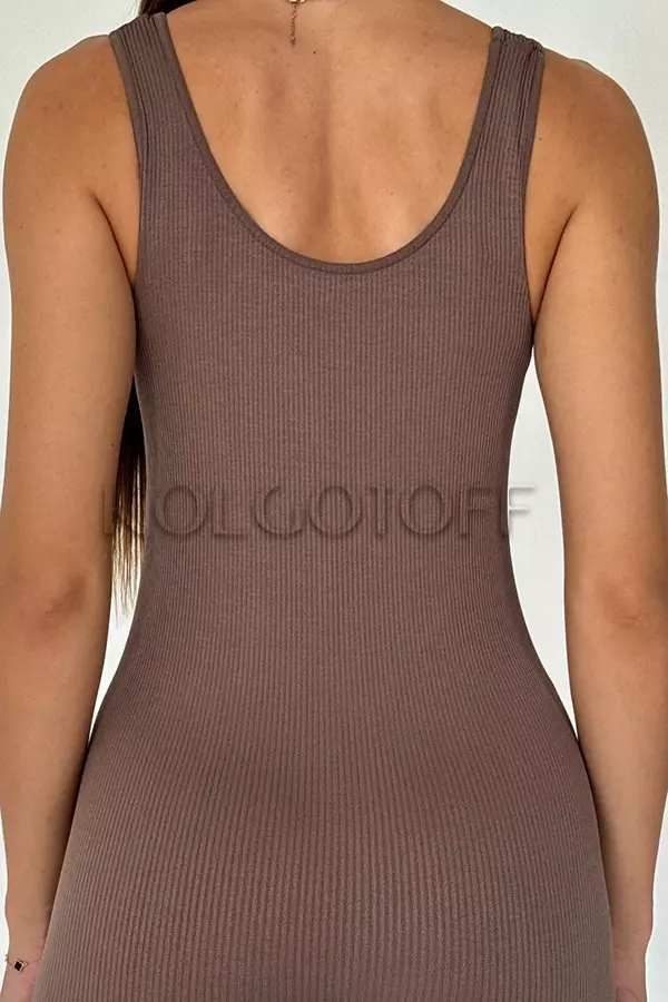 Бесшовный комбинезон оптом NTF Jumpsuit RIB Long