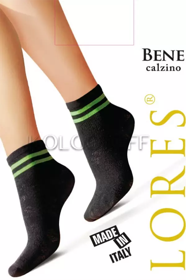 Носки женские с узором оптом LORES BENE calzino
