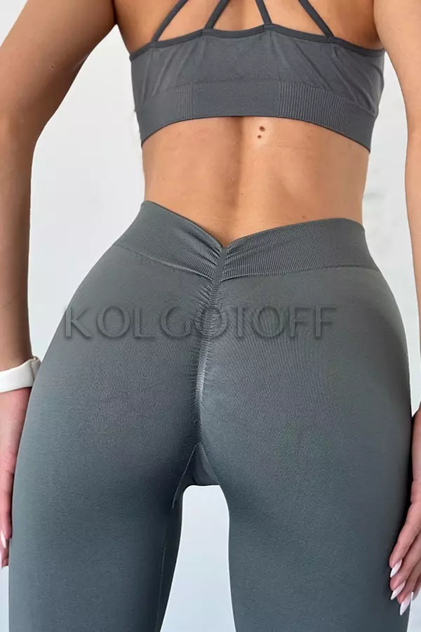 Бесшовные лосины с эффектом пуш-ап оптом NTF V- Leggings