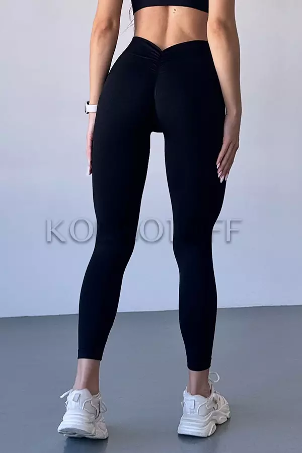 Бесшовные лосины с эффектом пуш-ап оптом NTF V- Leggings