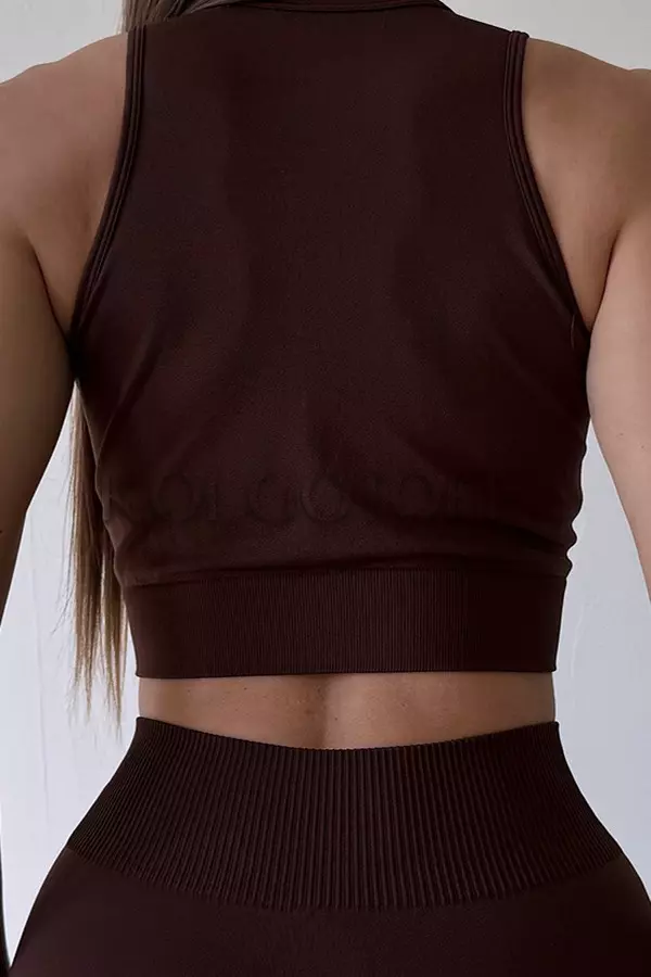 Майка-топ бесшовная оптом KOLGOTOFF CROPPED TANK TOP