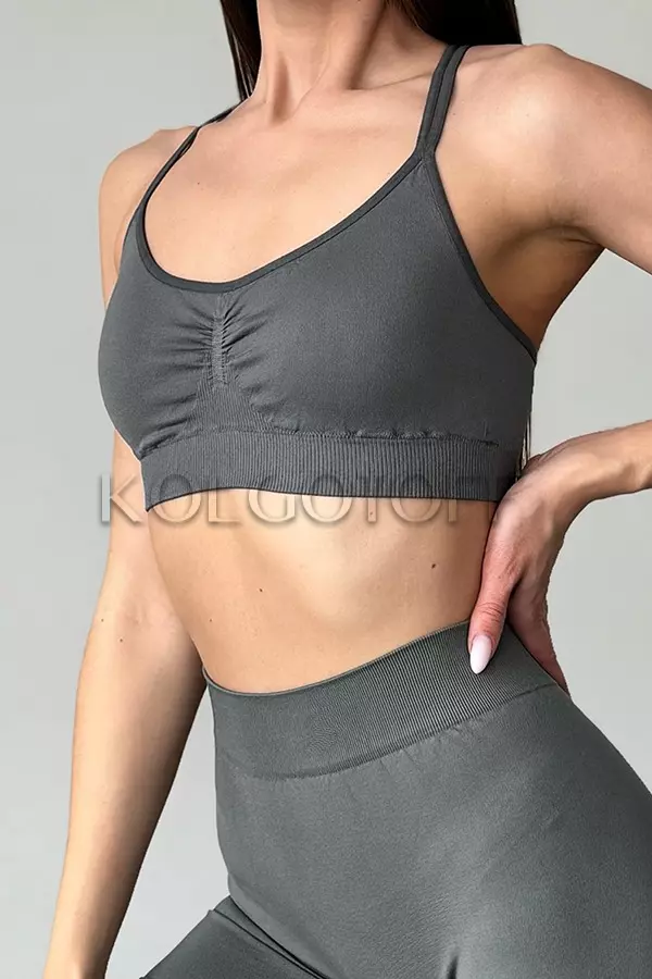 Спортивный женский топ оптом NTF V-top