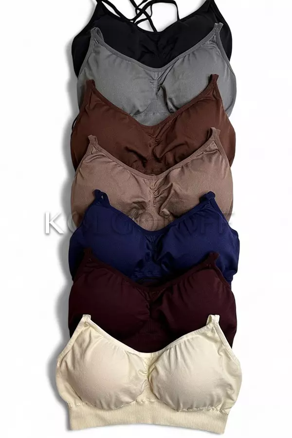 Спортивный женский топ оптом NTF V-top