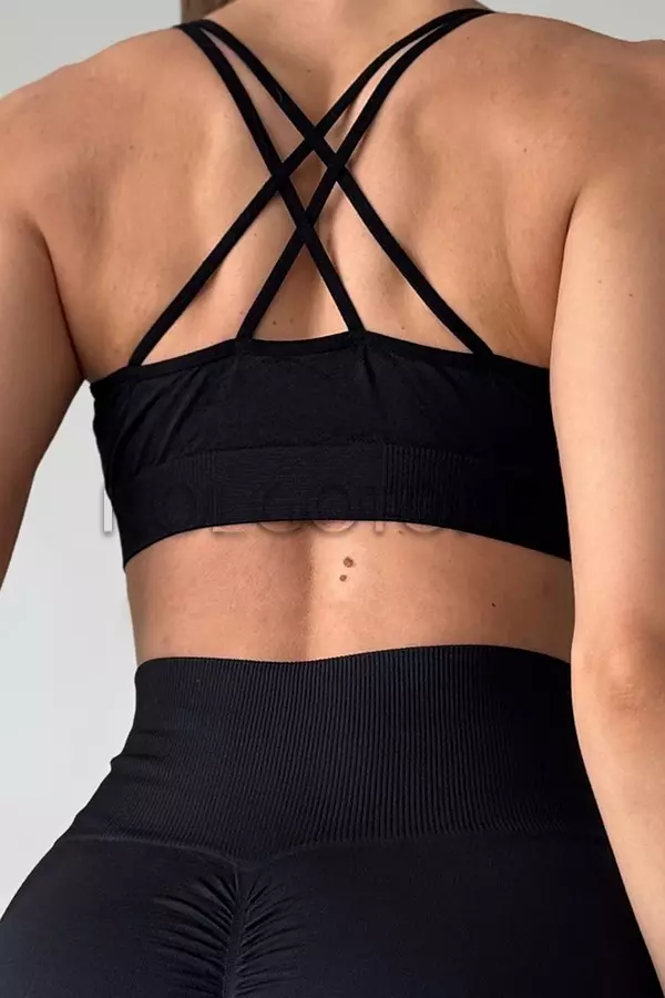 Спортивный женский топ оптом NTF V-top