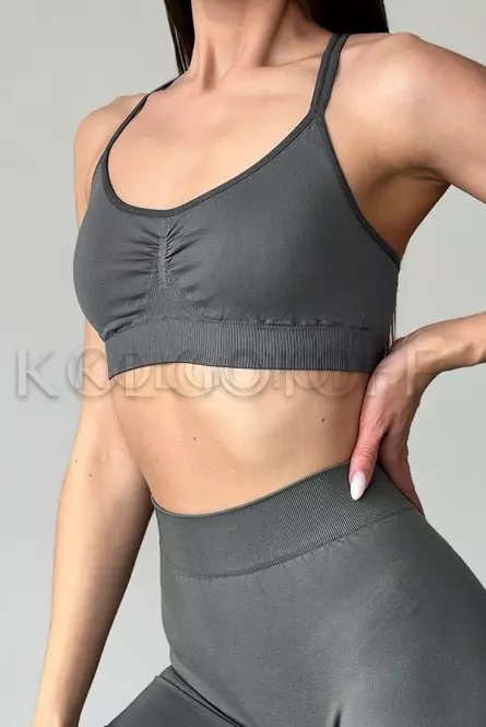 Спортивный женский топ оптом NTF V-top