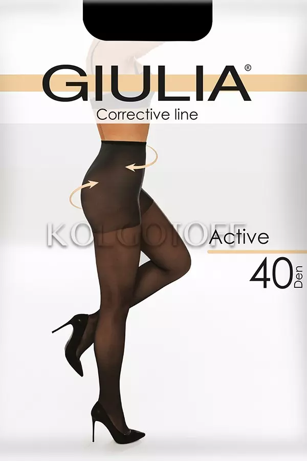 Колготки с корректирующими шортиками оптом GIULIA Active 40