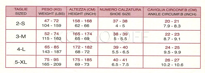 Розмірна сітка GOLDEN LADY Benessere