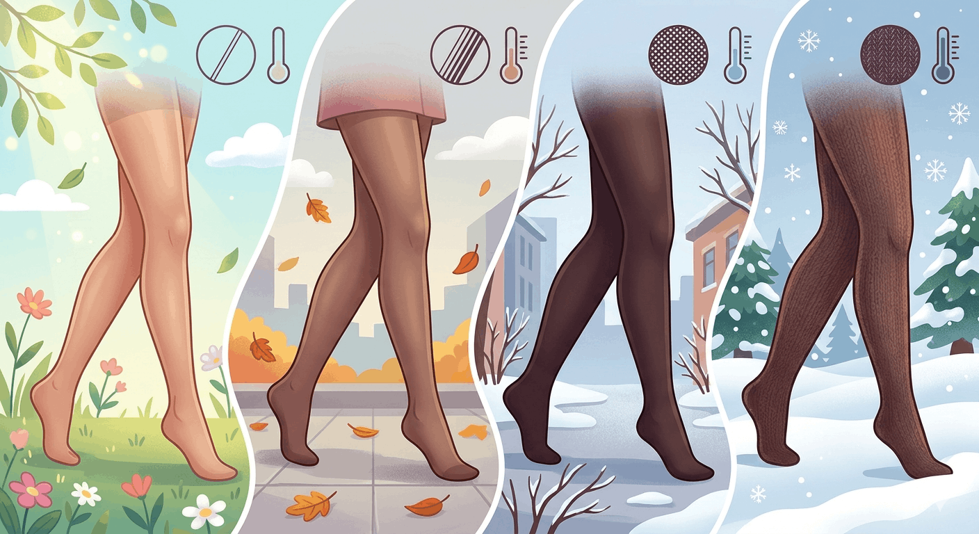 Що таке DEN у колготках і як вибрати щільність за погодою