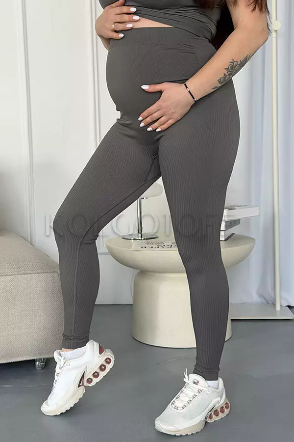 Легінси для вагітних оптом KOLGOTOFF Leggings Mama RIBBED