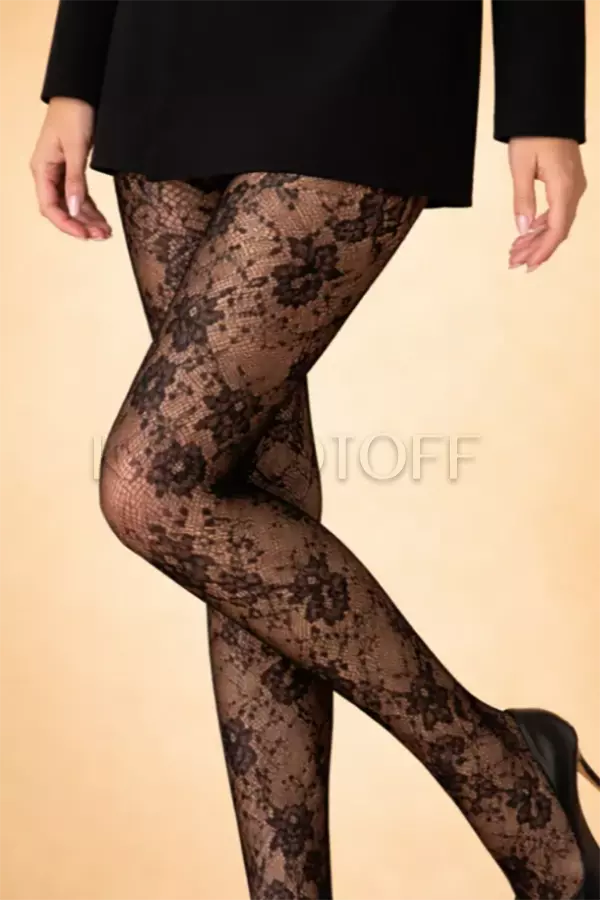 Колготки жіночі з візерунком оптом LORES REGINA