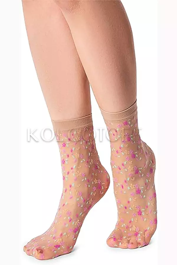 Шкарпетки жіночі з візерунком оптом LORES Prato calzino 20