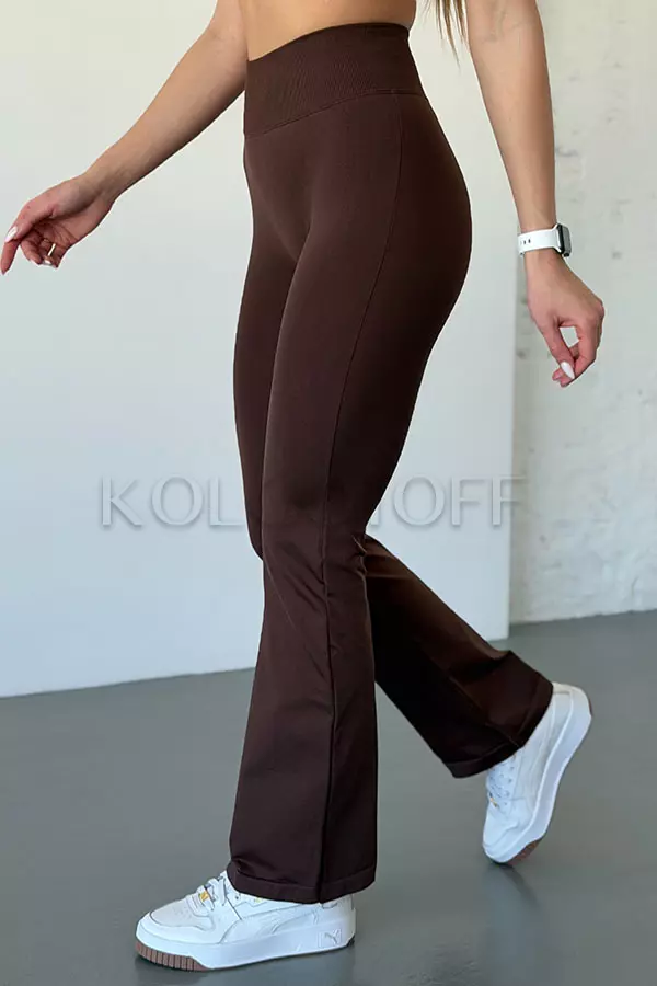 Лосини кльош гладкі оптом KOLGOTOFF Leggings DEFINE FLARED LUXE