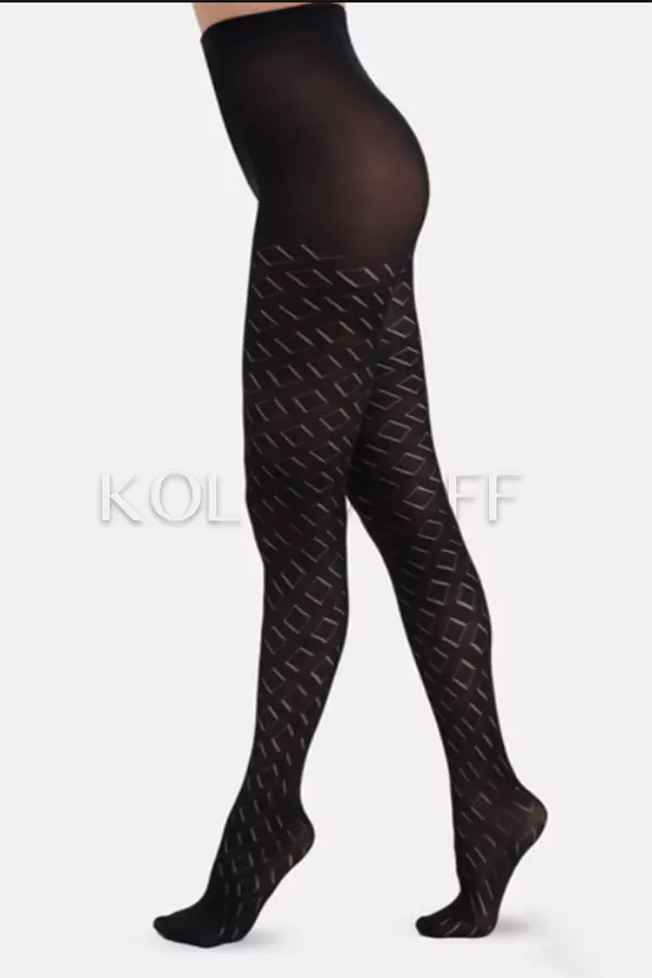 Колготки жіночі з візерунком оптом GIULIA Rete Light 80 model 4