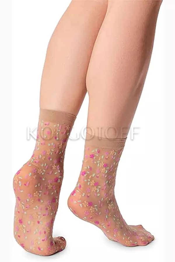 Шкарпетки жіночі з візерунком оптом LORES Prato calzino 20