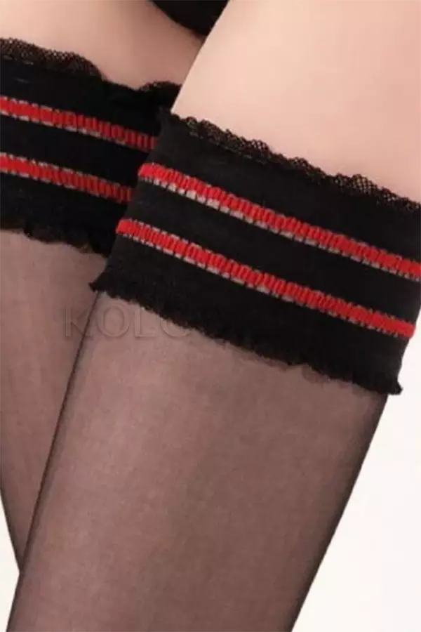 Панчохи з кольоровою гумкою оптом DOLORES Alessandra 20 autoreggente erotic line