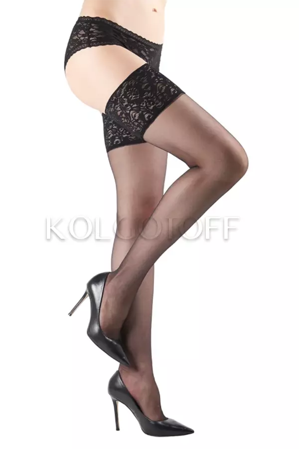 Панчохи з широкою гумкою оптом LEVANTE Vanita 15