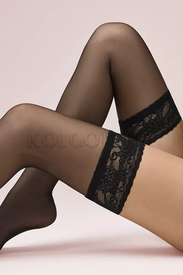 Панчохи з ажурною коронкою оптом OMSA Malizia 20