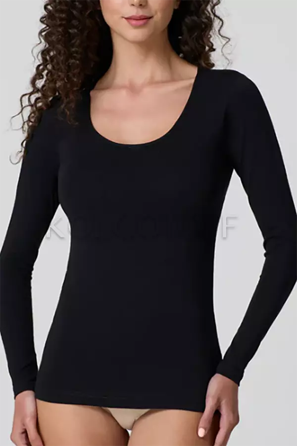 Жіноча бавовняна кофта з довгим рукавом JADEA Scollo Lollo Art 4056