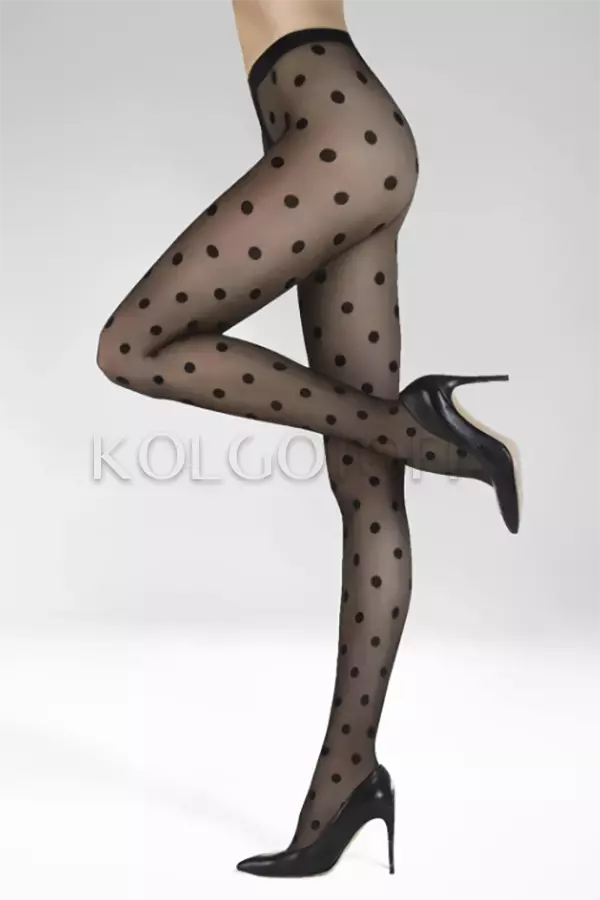 Колготки з візерунком у горох оптом GATTA Funny 07