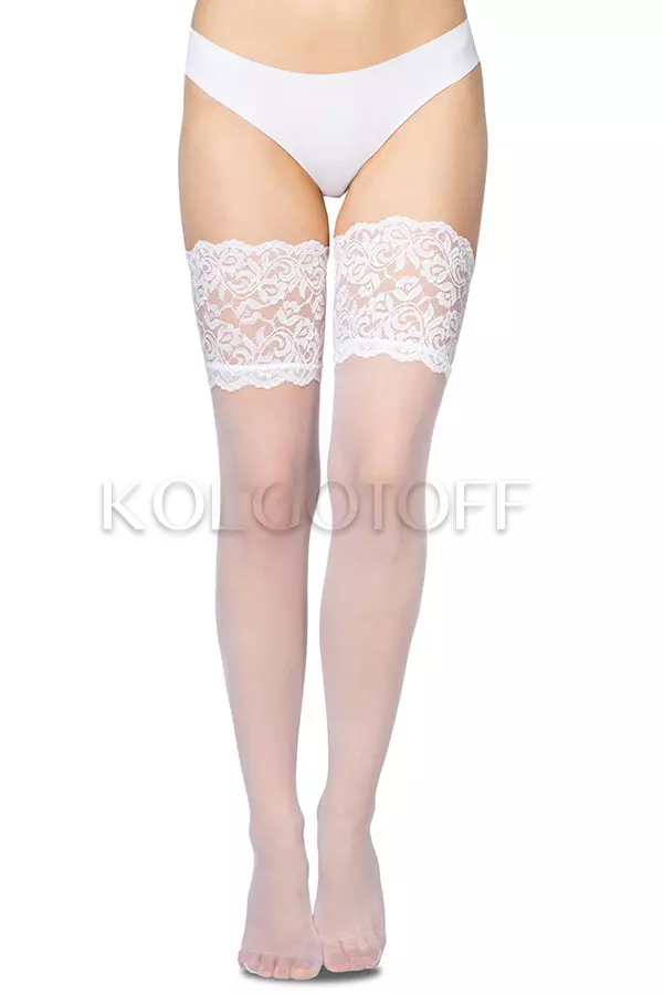 Панчохи з широкою мереживною коронкою оптом ANNES Cecile calze 20