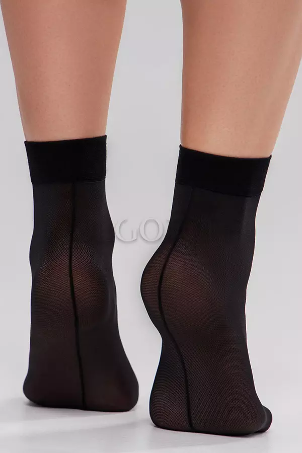 Шкарпетки жіночі з імітацією шва оптом GIULIA Microtulle Chic Socks 40