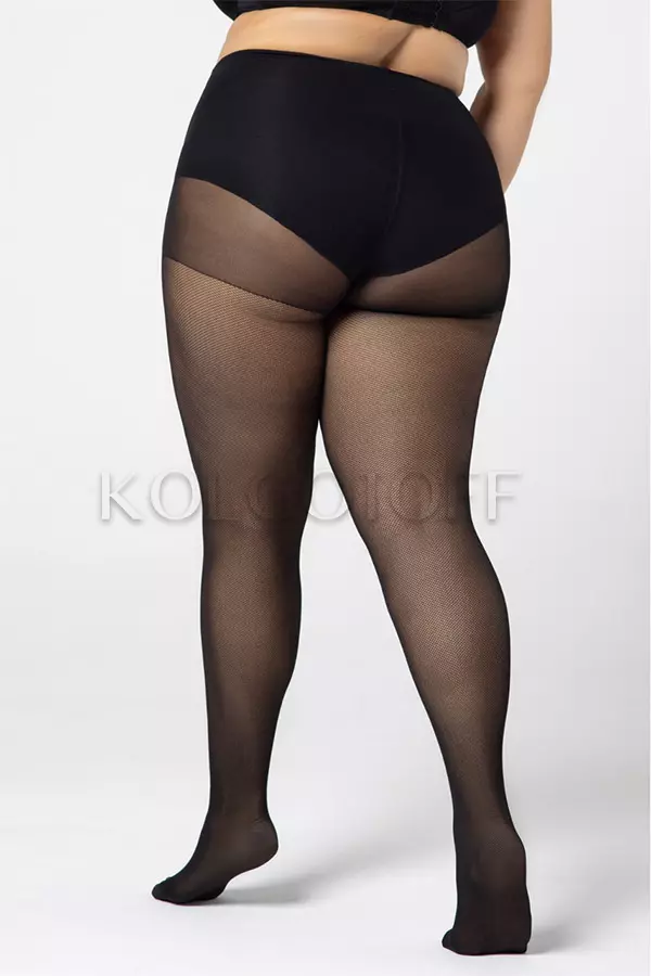 Колготки з візерунком жіночі великого розміру оптом Mona Sassy 40