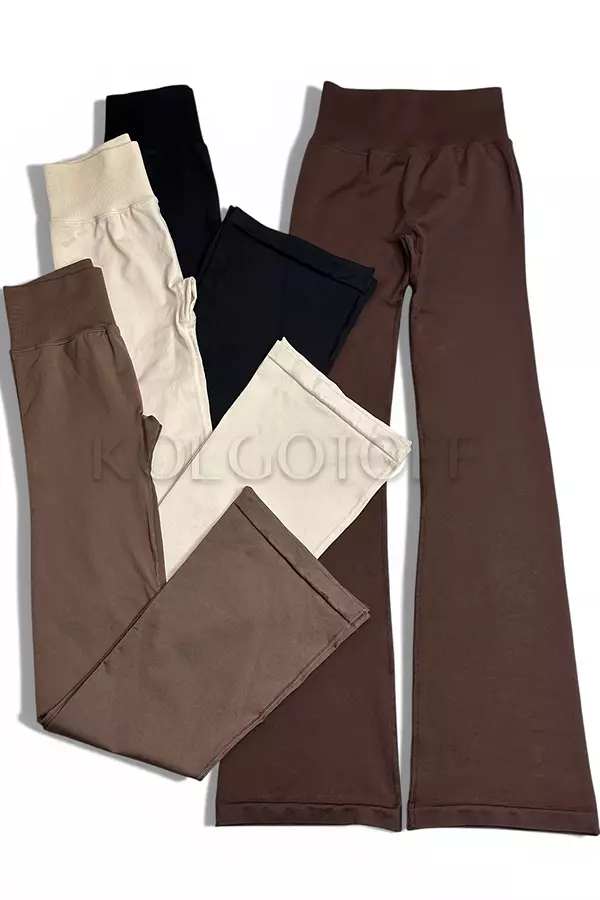 Лосини кльош гладкі оптом KOLGOTOFF Leggings DEFINE FLARED LUXE