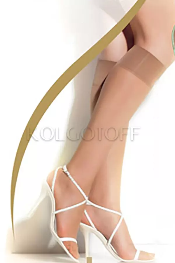 Гольфи жіночі ультратонкі оптом LEVANTE Solare 6 gambaletto punta nuda