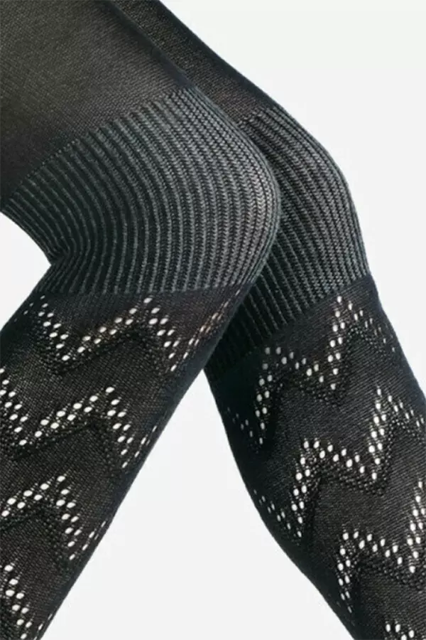 Теплі колготки з візерунком оптом LORES Vasto