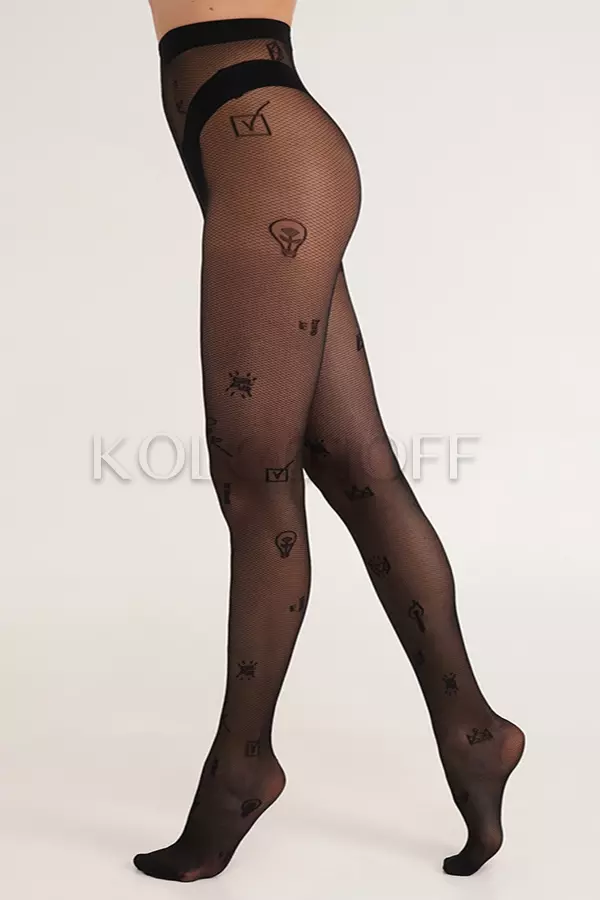 Колготки з візерунком оптом GIULIA Influence 40 model 1