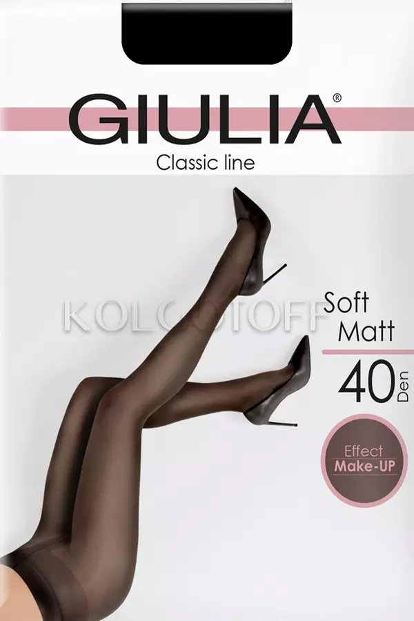 Колготки жіночі без шортиків оптом GIULIA Soft Matt 40