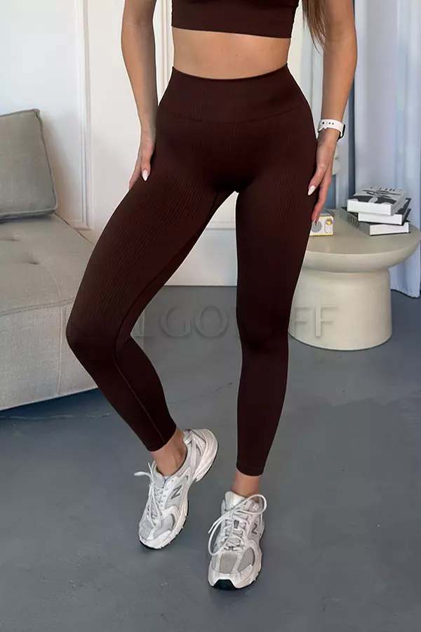 Безшовні лосини оптом KOLGOTOFF Leggings DEFINE RIBBED LUXE