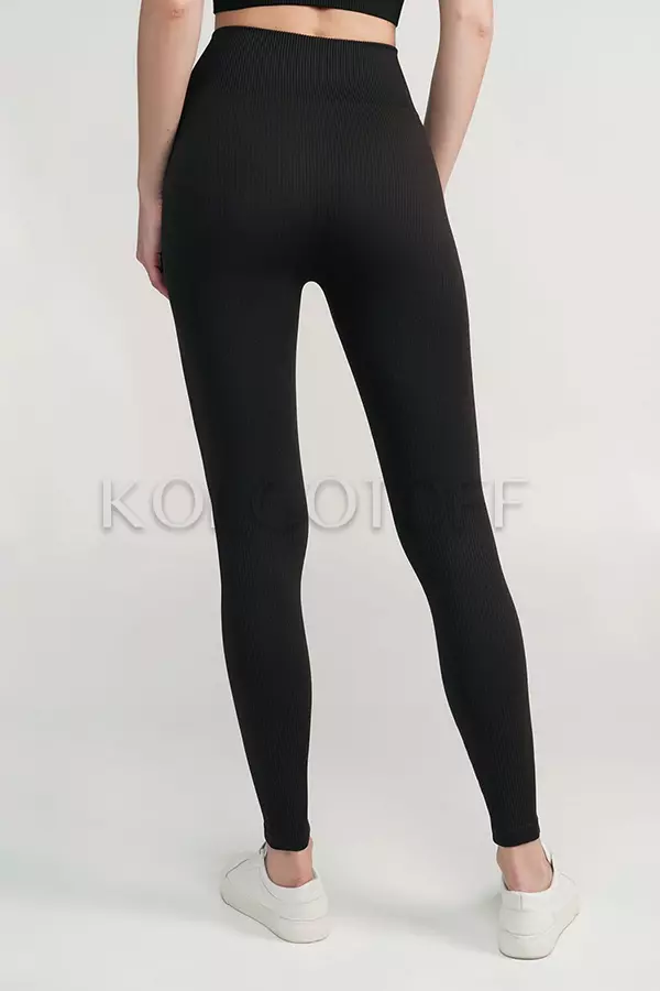 Легінси безшовні в рубчик оптом GIULIA Leggings RIB model 02 без пуш ап