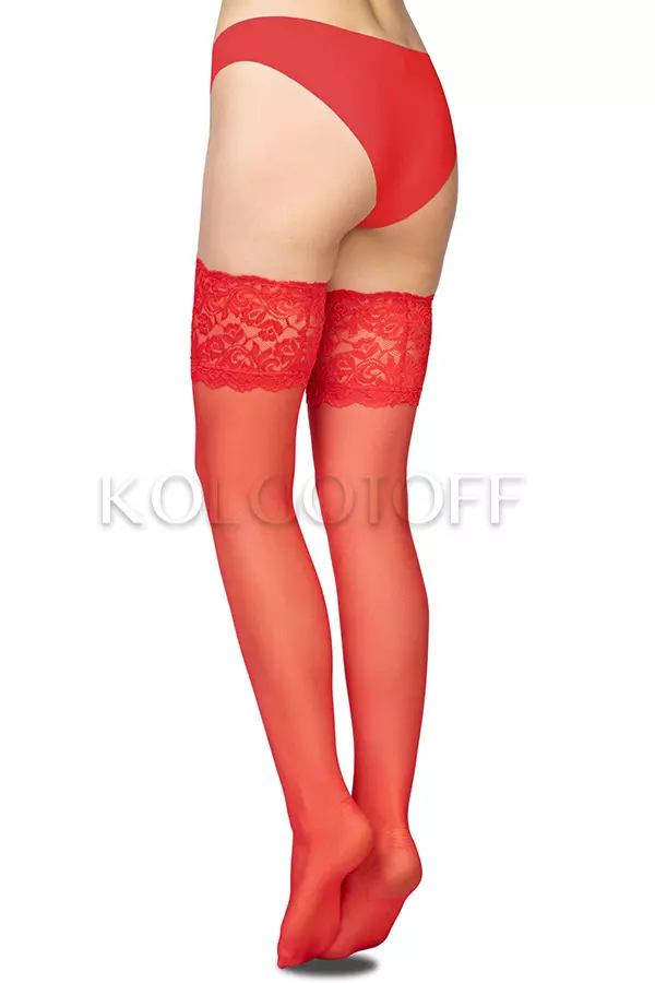 Панчохи з широкою мереживною коронкою оптом ANNES Cecile calze 20