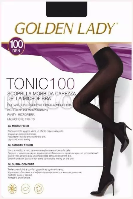 Щільні колготки з мікрофібри оптом GOLDEN LADY Tonic 100