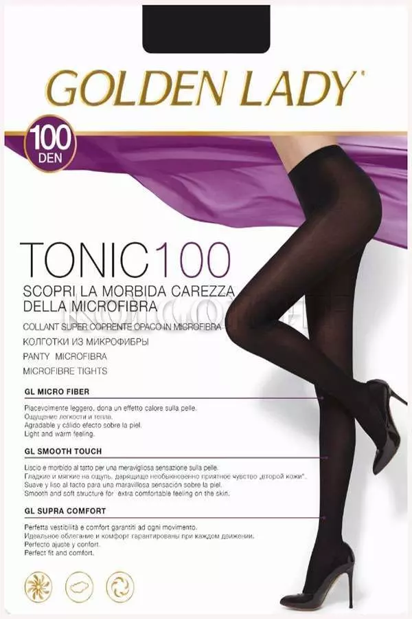 Щільні колготки з мікрофібри оптом GOLDEN LADY Tonic 100