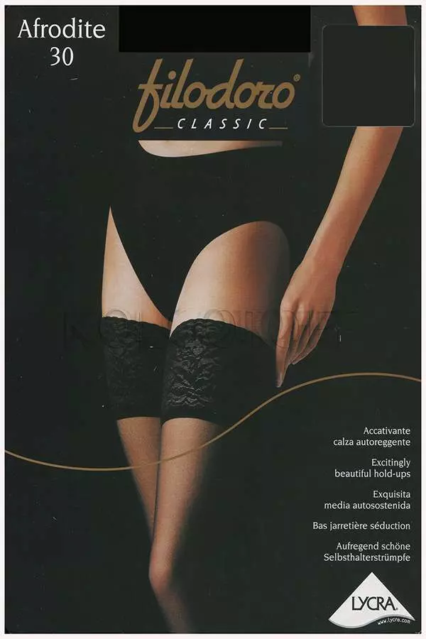 Панчохи з широкою коронкою оптом FILODORO Afrodite 30 aut