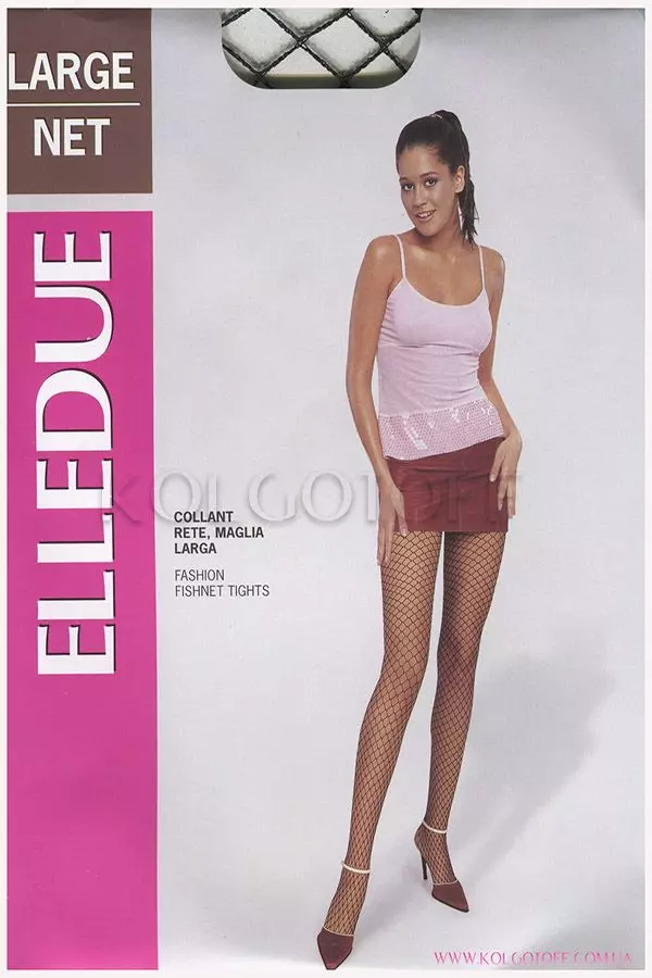 Колготки в крупную сетку ELLEDUE Large Net