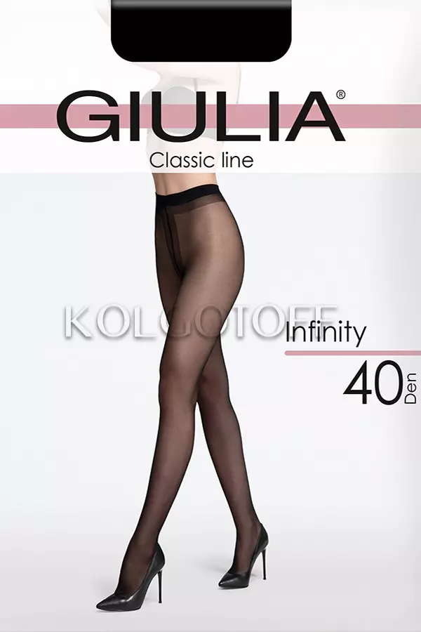 Колготки жіночі без шортиків оптом GIULIA Infinity 40