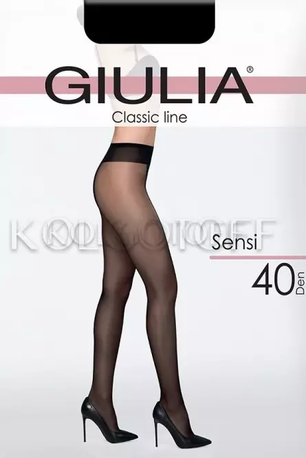 Колготки із заниженою талією GIULIA Sensi 40