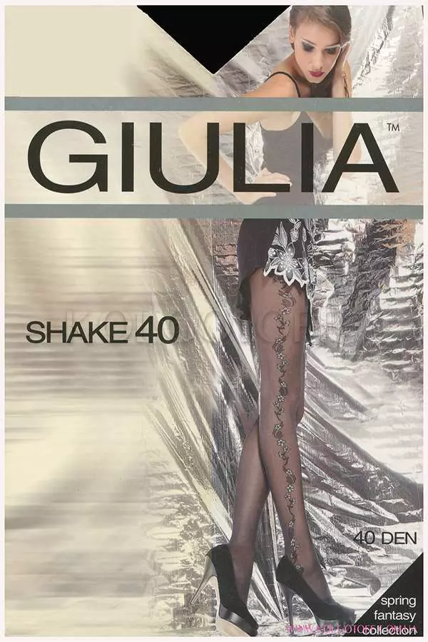 Колготки з візерунком оптом GIULIA Shake 40 model 8